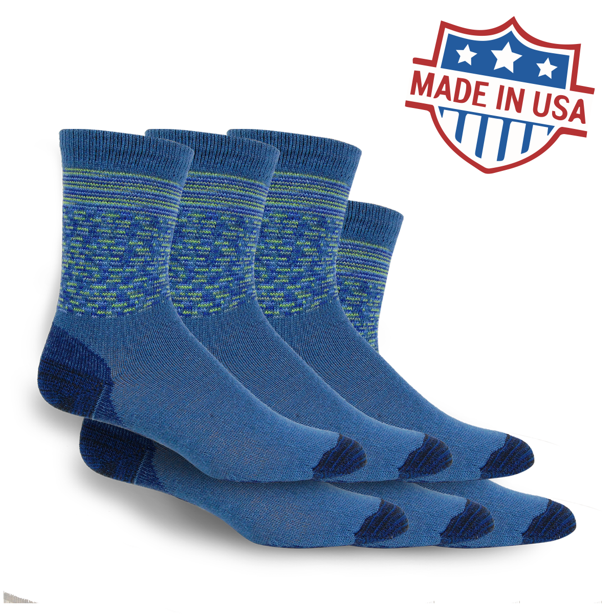 6 Pack - Alpaca Everyday Crew Socks