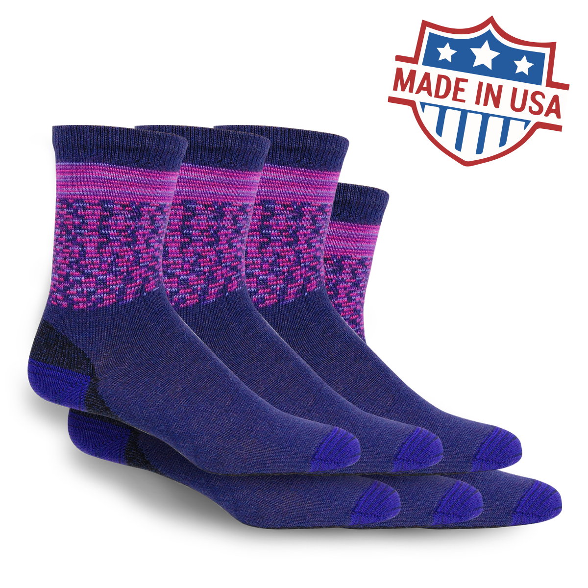 6 Pack - Alpaca Everyday Crew Socks