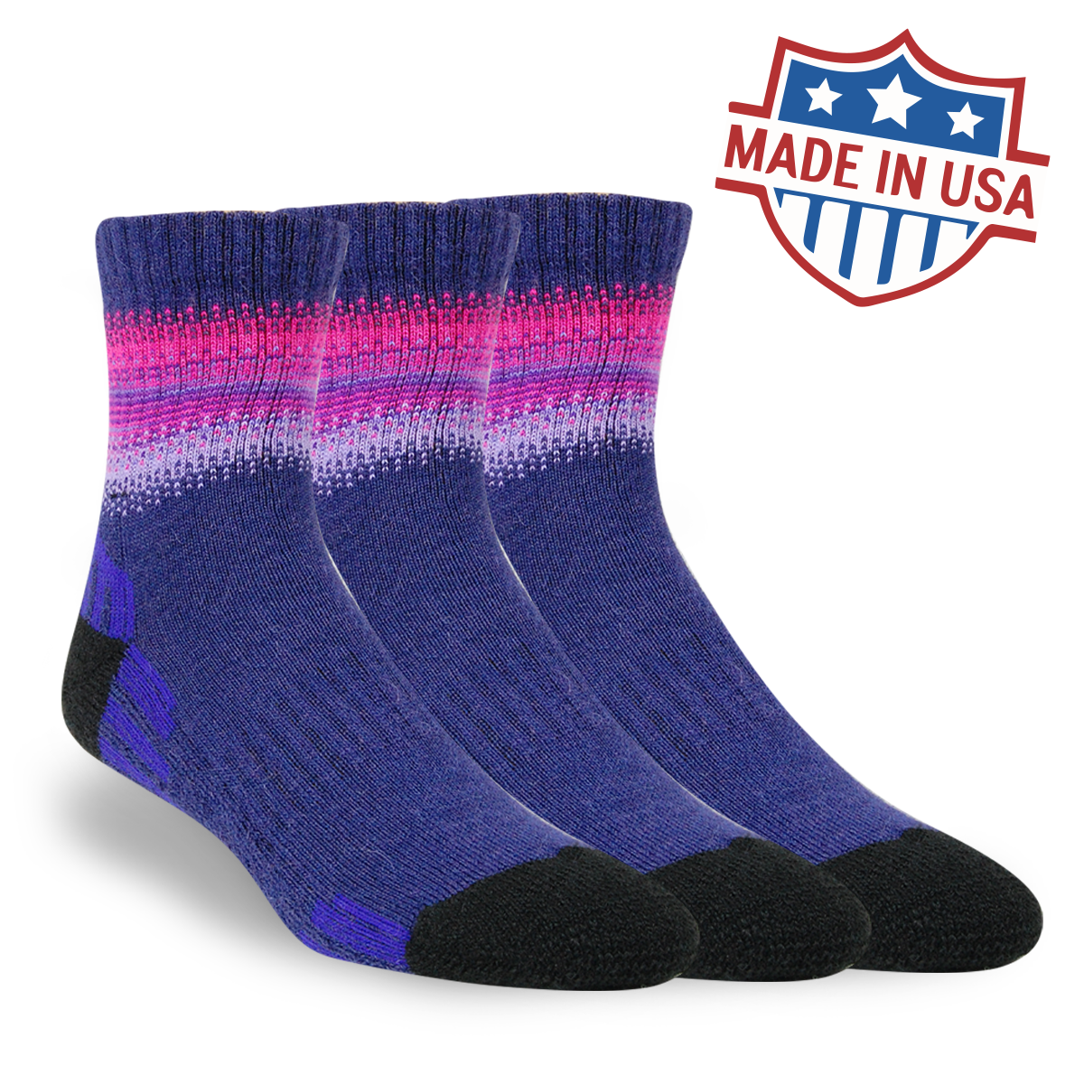 3 Pack - Alpaca Hiking Socks