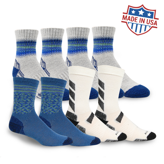 Alpaca Socks 8 Pack Starter Set - Light Colors