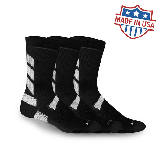 3 Pack - Alpaca Crew Length Athletic Socks