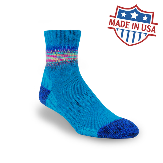 Alpaca Sock Shop light blue wool hiking sock