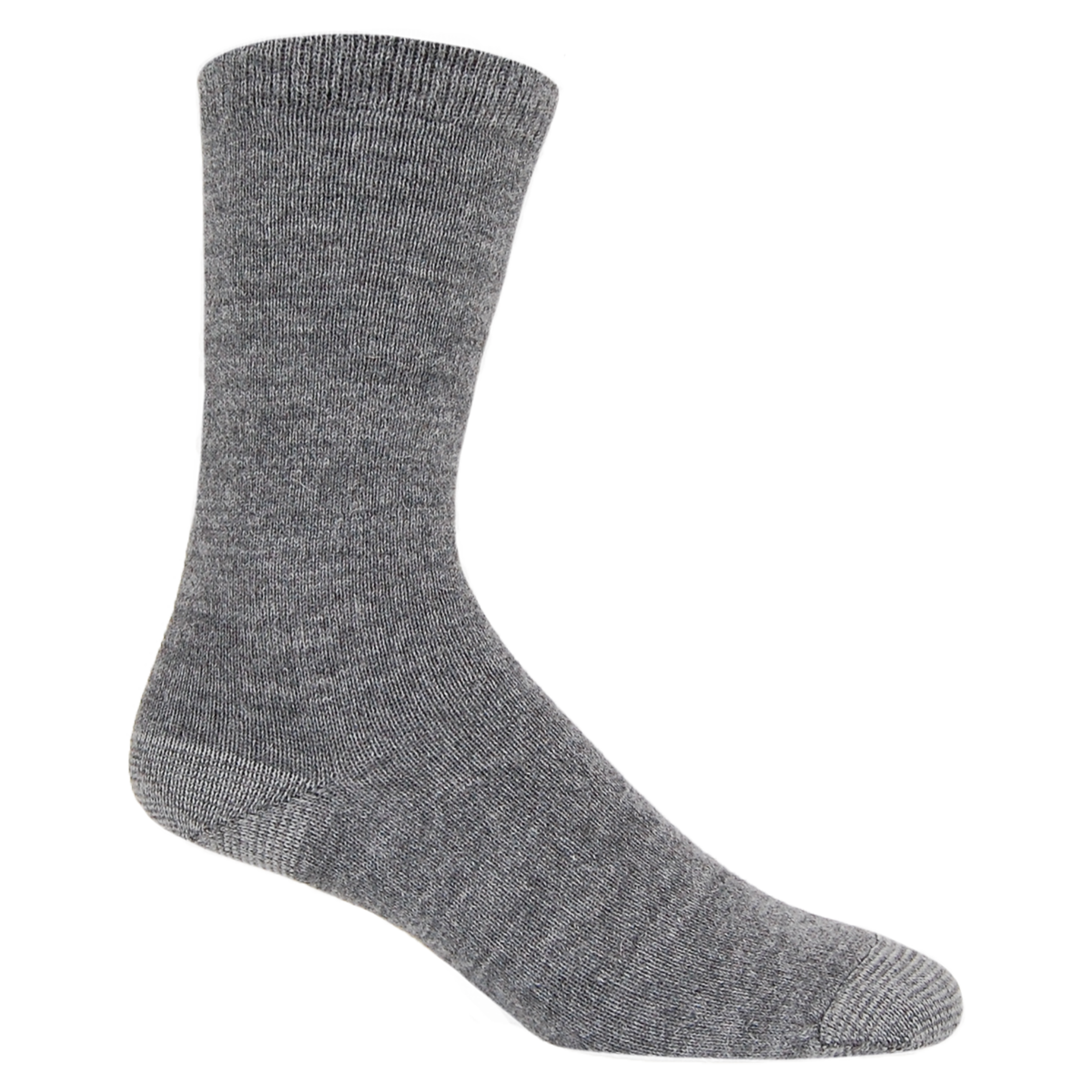 Gray sock on a white background