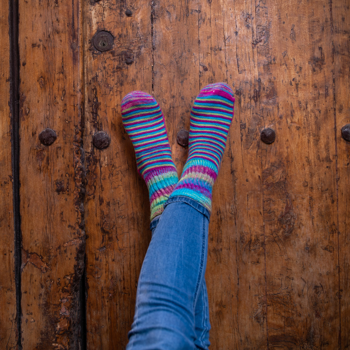 Alpaca Therapeutic 1/2 Crew Socks